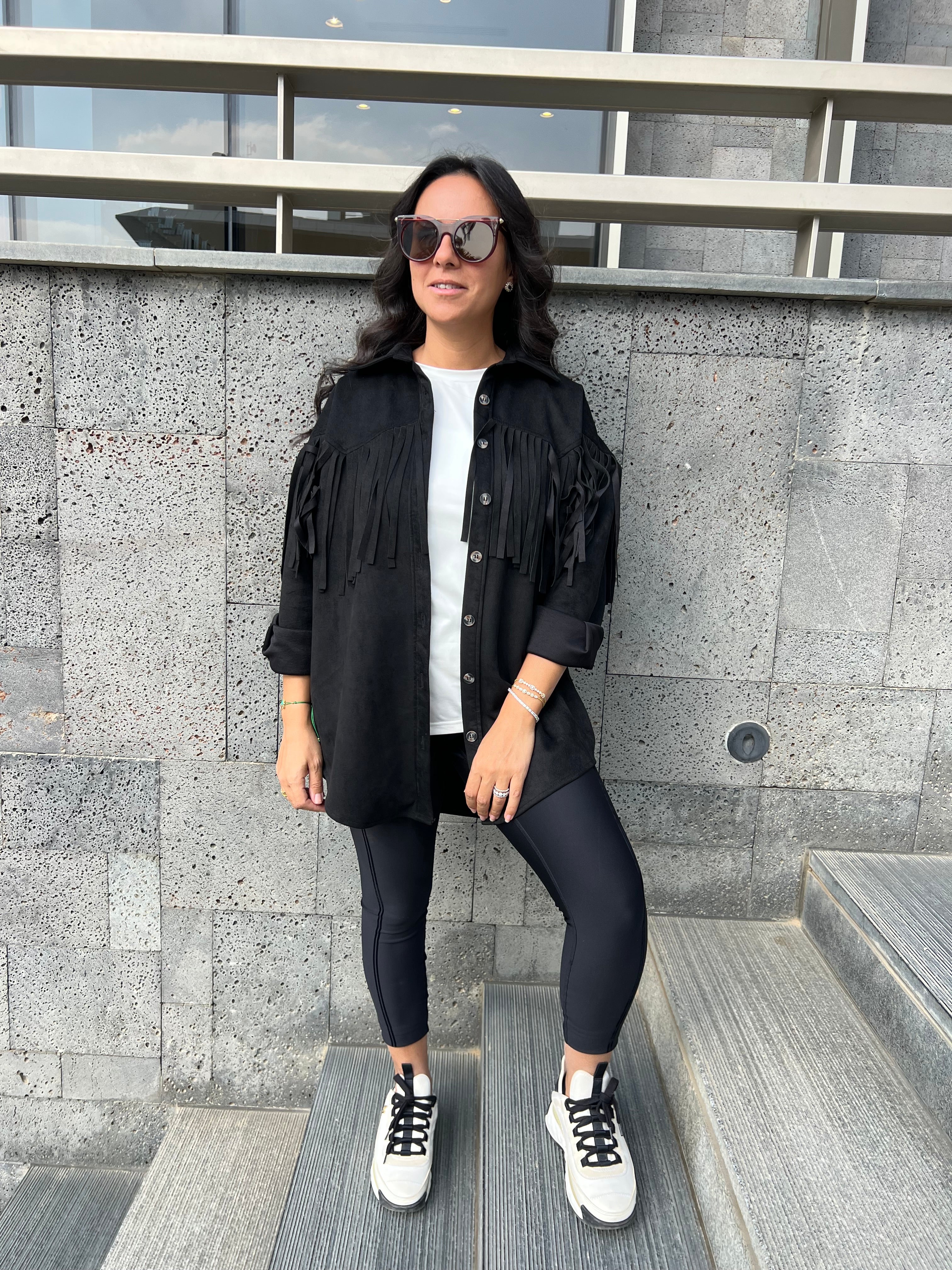 The Fringe Suede Shirt – MaiIbrahim