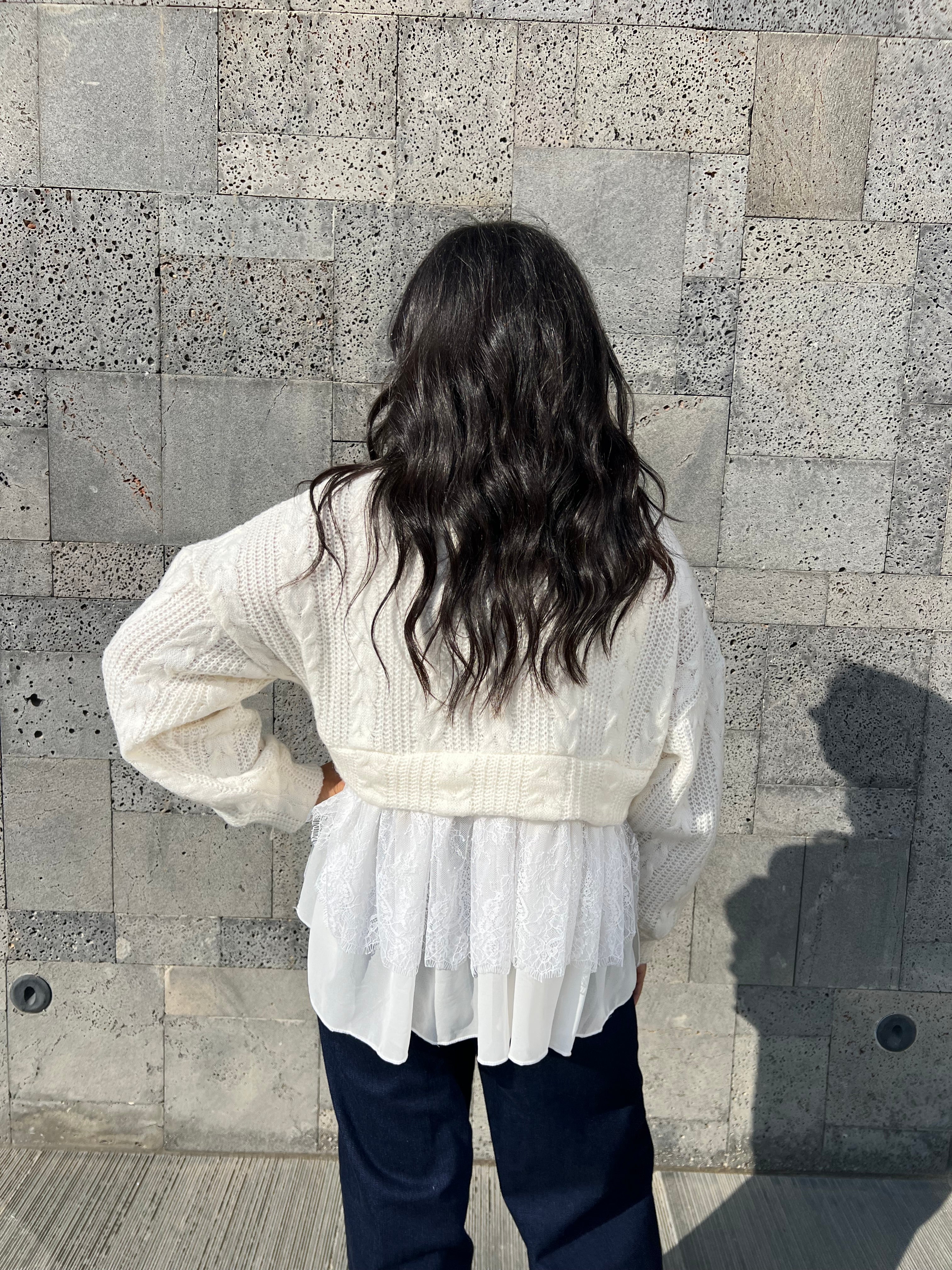 The Snow Lace Knit – MaiIbrahim