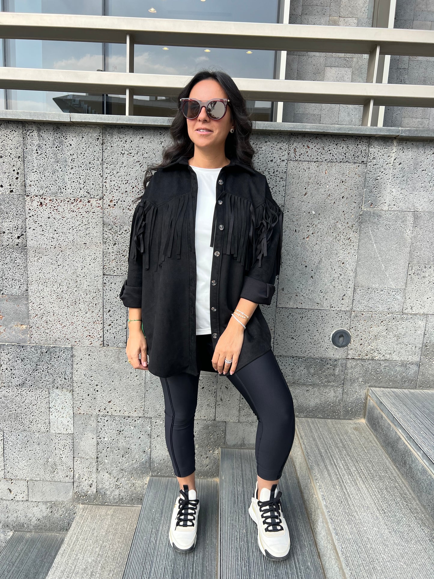 The Fringe Suede Shirt