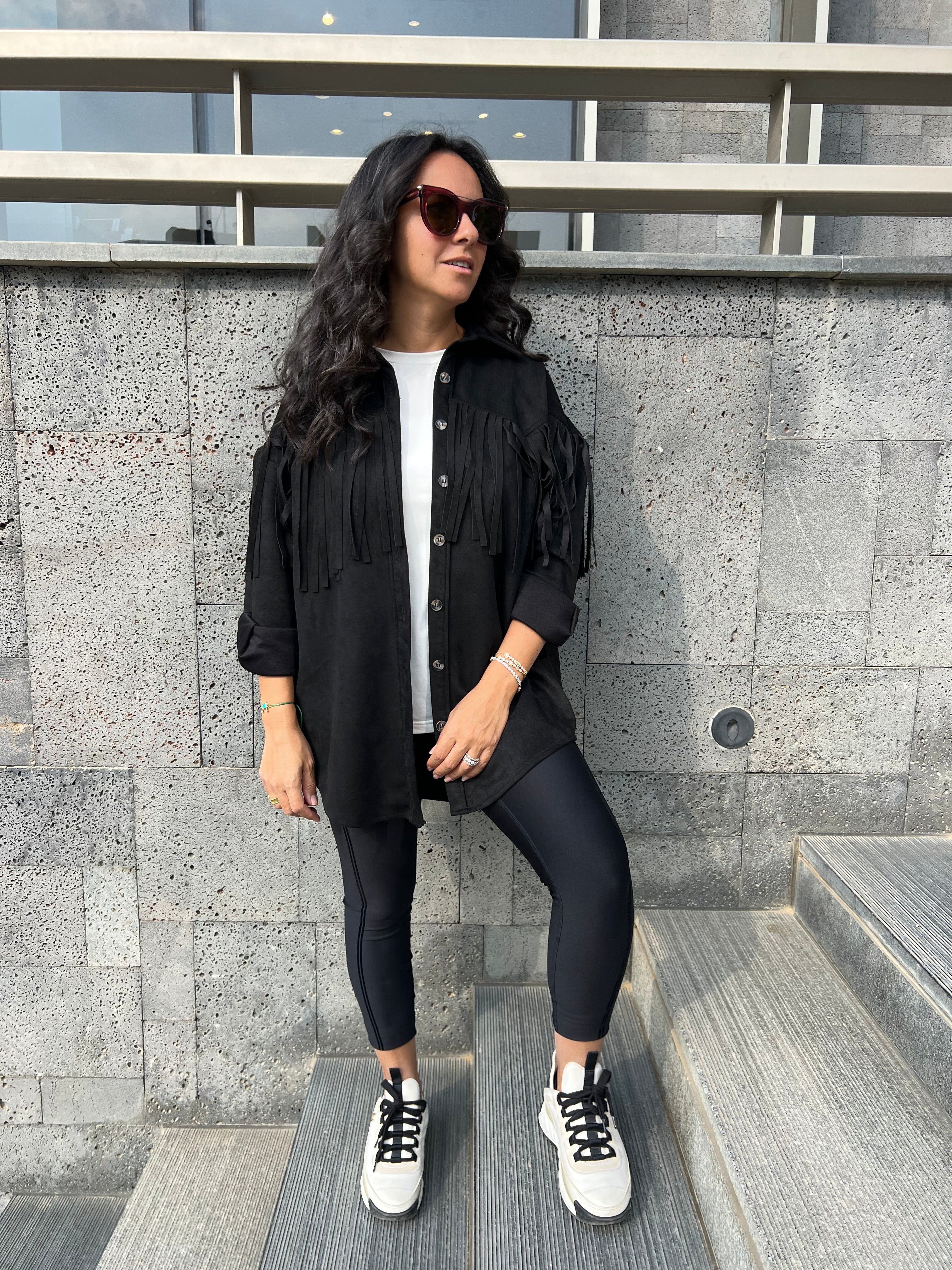 The Fringe Suede Shirt – MaiIbrahim