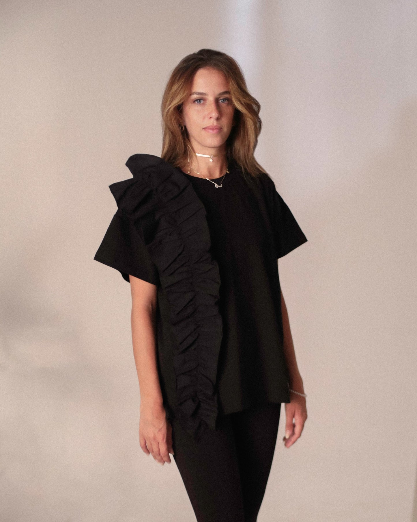 Ruffle T-shirt